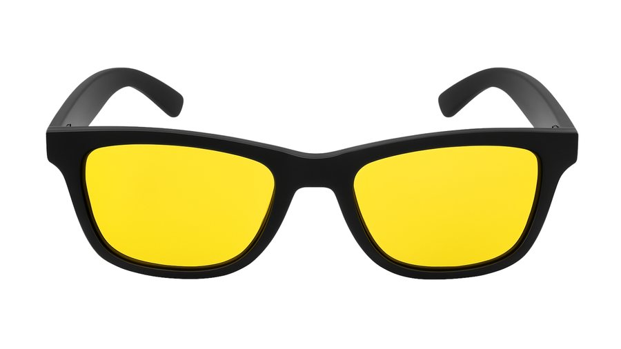 Narbis Edge glasses with yellow lenses